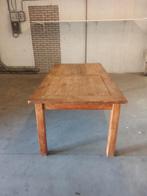 Teak houten eettafel 200x100cm, Bruin, ., Ophalen of Verzenden, Zo goed als nieuw