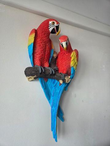 Papegaaien van steen beschikbaar voor biedingen