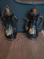 Vintage Zwarte Koffiepotten Set, Antiek en Kunst, Ophalen of Verzenden