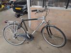 Gazelle ALU Lite MEDEO zilver zwart carbon look., Ophalen, Versnellingen, Zo goed als nieuw, 57 tot 61 cm