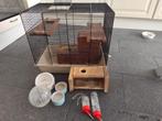 Rodent cage with accessories, Dieren en Toebehoren, Ophalen, Zo goed als nieuw, Kooi, Minder dan 60 cm