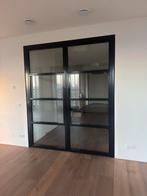 Stalen deur, Doe-het-zelf en Verbouw, Deuren en Horren, Gebruikt, Binnendeur, Ophalen of Verzenden, Glas