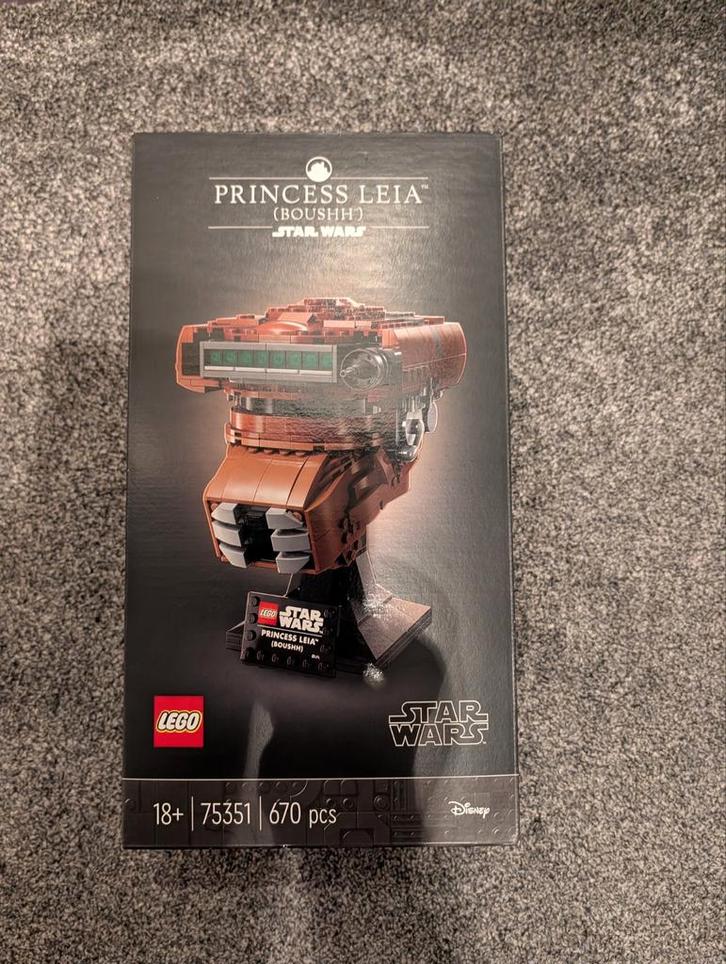 Lego 75351 helm prinses leia, Caravans en Kamperen, Zaklampen, Nieuw, Batterij, Ophalen of Verzenden
