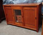 Teakhouten schuifdeurkast, Ophalen, Gebruikt, 25 tot 50 cm, 100 tot 150 cm