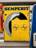 SEMPERIT banden oud emaille reclamebord, Verzamelen, Merken en Reclamevoorwerpen, Reclamebord, Gebruikt, ., Ophalen of Verzenden
