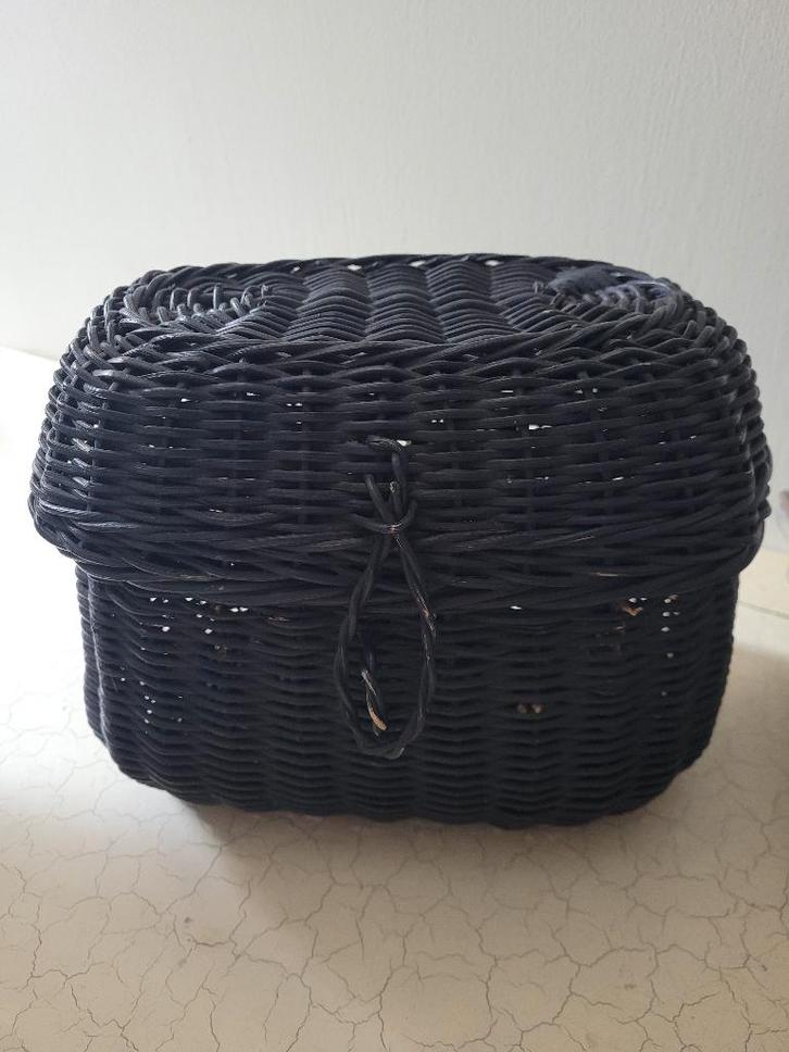 Antiek perron mandje, reis mandje, Antiek en Kunst, Curiosa en Brocante, Ophalen of Verzenden