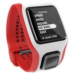 TomTom Multi-Sport Cardio GPS-sporthorloge wit/rood hardloop, Gebruikt, Ophalen of Verzenden, GPS, Waterdicht