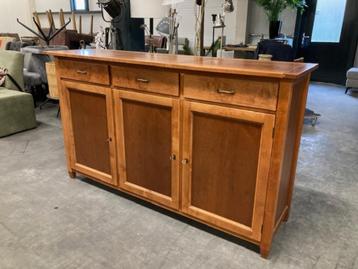 dressoir kersenhout 3 lades lengte 175cm ALS NIEUW beschikbaar voor biedingen