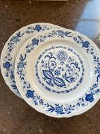 Zwiebelmuster 3 ontbijtbordjes 20 cm, Ophalen of Verzenden, Gebruikt, Porselein, Bord of Schaal