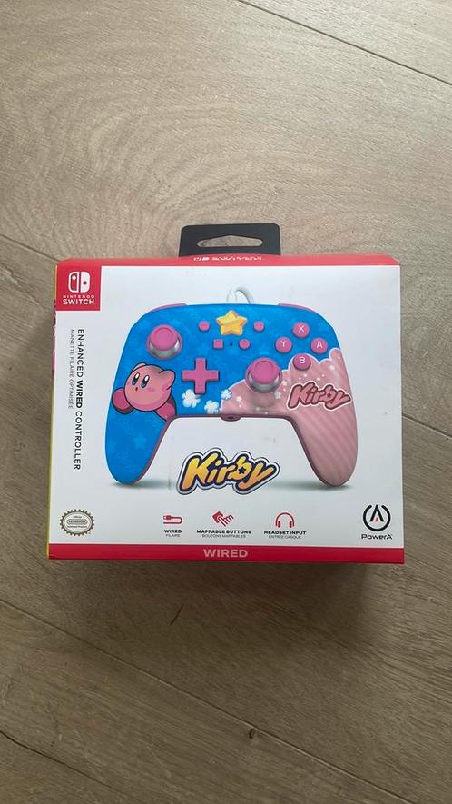 Kirby controller nintendo switch met kabel, Spelcomputers en Games, Spelcomputers | Nintendo Switch, Zo goed als nieuw, Switch Original