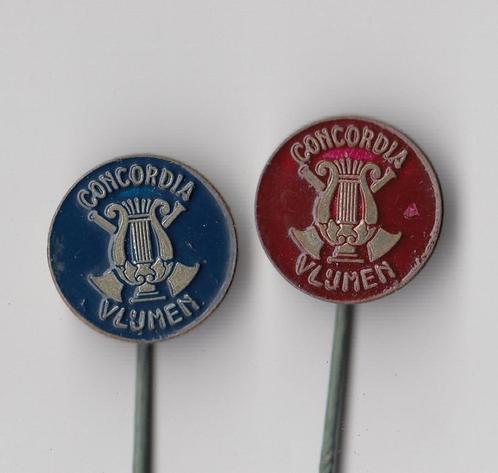 Concordia Vlijmen speldjes Harmonie, Verzamelen, Speldjes, Pins en Buttons, Gebruikt, Speldje of Pin, Overige onderwerpen, Ophalen of Verzenden