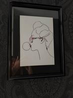 Kunstwerk: Kauwgomballenblazende Dame, Ophalen