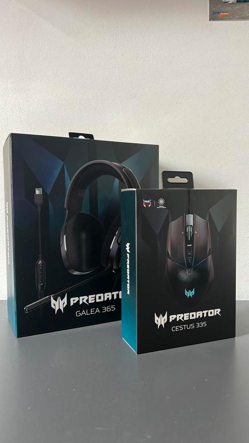 Predator gaming headset en muis Galea 365- Cestus 335 nieuw, Spelcomputers en Games, Games | Pc, Nieuw, 1 speler, Ophalen of Verzenden