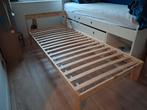 Bed Neiden, Huis en Inrichting, Ophalen, Eenpersoons, Wit, Zo goed als nieuw