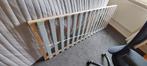 Bed 140x200 incl 2x lattenbodem van 70x200, Ophalen, Gebruikt, Wit, Tweepersoons