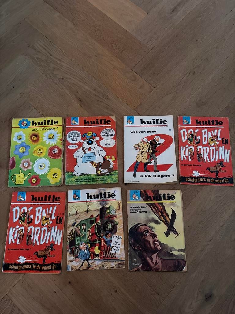 Kuifje weekblad 1968 - Losse nummers, Meerdere stripboeken, Ophalen of Verzenden, Gelezen