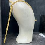 14k gouden ketting rope met kettinghanger ak47, Ophalen of Verzenden, Zo goed als nieuw, Goud