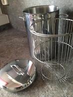 Aspergepan RVS zo goed als nieuw, Kookpan of Snelkookpan, Keramische plaat, Ophalen of Verzenden, Zo goed als nieuw