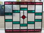 Glas in lood voorzetraam 50 x 40cm, Doe-het-zelf en Verbouw, Glas en Ramen, Ophalen, Zo goed als nieuw, Minder dan 80 cm, Glas in lood