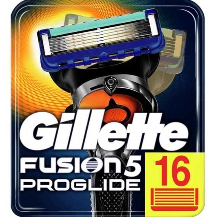 Gillette Fusion5 ProGlide Scheermesjes 16 stuks, Sieraden, Tassen en Uiterlijk, Uiterlijk | Gezichtsverzorging, Nieuw, Gehele gezicht