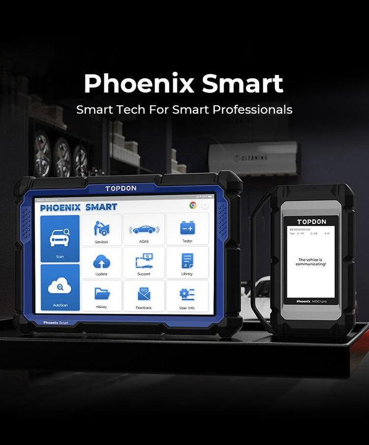 Topdon Phoenix Smart diagnose foutcode service reset tool, Auto diversen, Autogereedschap, Ophalen of Verzenden