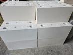 27x Kalkzandsteen lijmblokken L100-198 (437x100x198 mm), Doe-het-zelf en Verbouw, Metselstenen, Ophalen, Nieuw, Kalkzandstenen