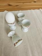 Eierdopjes Antiek Begin 20e eeuw hand geschilderd., Ophalen, Overige typen, Zo goed als nieuw, Overige stijlen