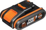 Worx PowerShare 20V 2.0Ah Accu, Ophalen of Verzenden, Zo goed als nieuw