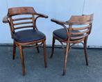 7 stuks Luxe Houten Café Thonet stoelen Hutten, horeca, Huis en Inrichting, Stoelen, Ophalen, Gebruikt, Bruin, Eén