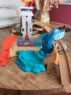 Hotwheels shark attack playset, Ophalen of Verzenden, Zo goed als nieuw, Handmatig, Hot Wheels
