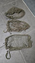 3 Helmnetjes cammo netje KL Leger, Verzamelen, Ophalen of Verzenden, Landmacht, Nederland, Embleem of Badge