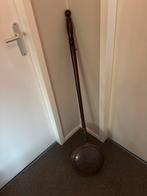 Antieke koperen beddenpan met houten steel, Antiek en Kunst, Antiek | Koper en Brons, Ophalen, Koper