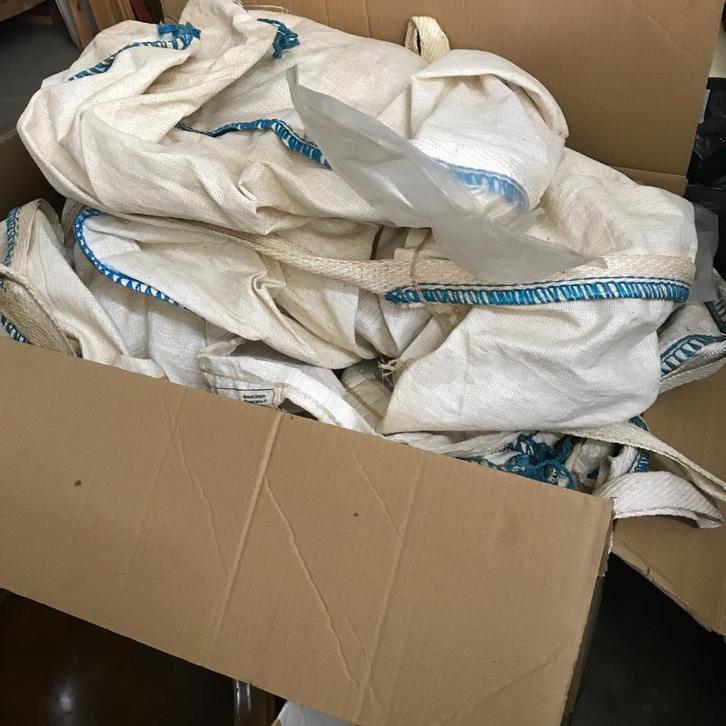 Lege BigBags 7 stuks  85x85x110 cm, Doe-het-zelf en Verbouw, Overige Doe-het-zelf en Verbouw, Gebruikt, Ophalen