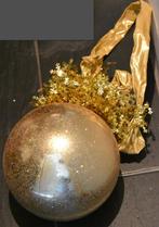 gouden kerst bal bol goudkleurig feest sfeer tuin glitter XL, Ophalen of Verzenden, Zo goed als nieuw