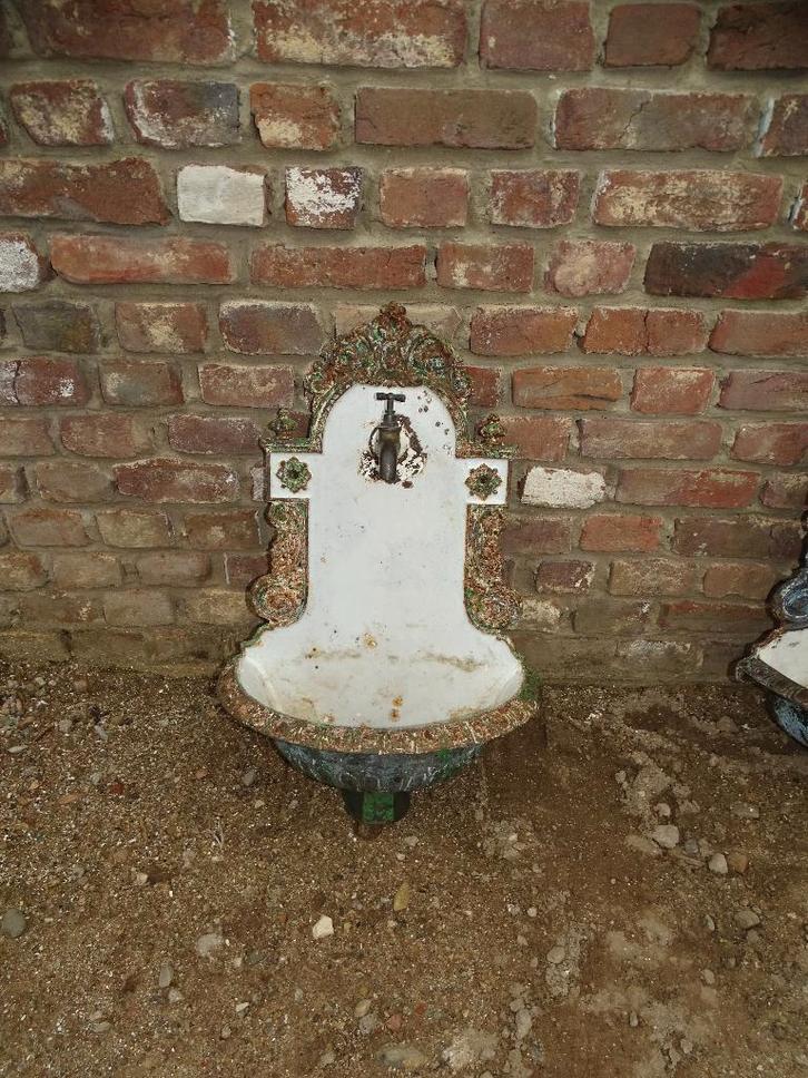 oude gietijzeren fontein wasbak gootsteen, Antiek en Kunst, Curiosa en Brocante, Ophalen