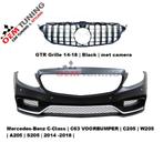 C63 VOORBUMPER | C205 W205 A205 S205 | 2014-2018| GTR BLACK, Ophalen of Verzenden