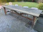 Massief houten Douglas grote tuintafel - 2 jaar oud, Ophalen, Gebruikt, Rechthoekig, Hout