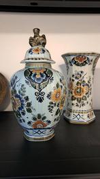 Delft Polychroom Vazen - Handwerk Holland, Ophalen