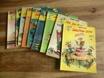 9 stripboeken uit de reeks van Lucky Luke beschikbaar voor biedingen