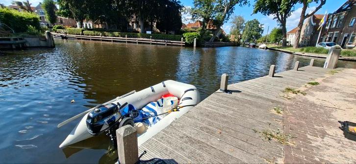 Quicksilver 240 rubberboot met Tohatsu 6pk motor, Watersport en Boten, Rubberboten, Gebruikt, Quicksilver, Overige materialen