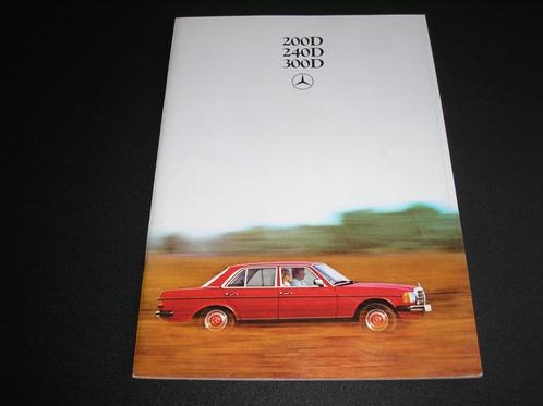 Mercedes-Benz 200 D, 240 D, 300 D, W123, december 1980, Boeken, Auto's | Folders en Tijdschriften, Zo goed als nieuw, Mercedes