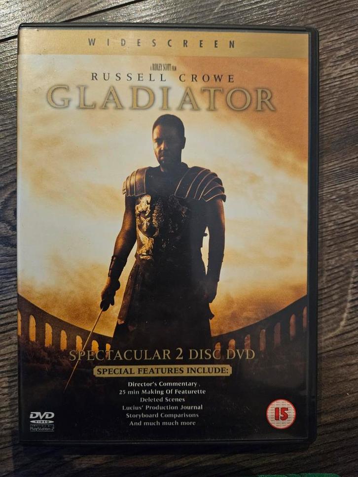 Gladiator DVD - 2 Disc Special Edition Russell Crowe, Cd's en Dvd's, Dvd's | Avontuur, Zo goed als nieuw, Vanaf 16 jaar, Ophalen of Verzenden
