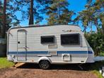 Hobby 440 deluxe, Caravans en Kamperen, Caravans, Koelkast, Hobby, Frans bed, Treinzit