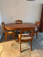 Houten Eettafel met 4 Stoelen - Heldense, Ophalen, Gebruikt, Minder dan 4 stoelen