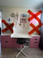 IKEA Smastad bureau/commode/ladeblokken, Kinderen en Baby's, Kinderkamer | Complete kinderkamers, Meisje, Gebruikt, Ophalen