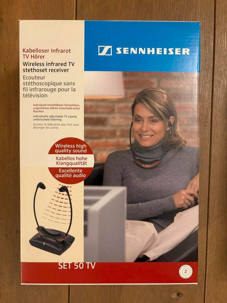 Infrarood TV Koptelefoon voor Slechthorenden, Audio, Tv en Foto, Koptelefoons, Nieuw, Op oor (supra aural), Overige merken, Draadloos