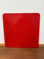 Duplo grote rode bouwplaat 24x24 nops (38,5x38,5 cm), Kinderen en Baby's, Speelgoed | Duplo en Lego, Ophalen of Verzenden, Zo goed als nieuw