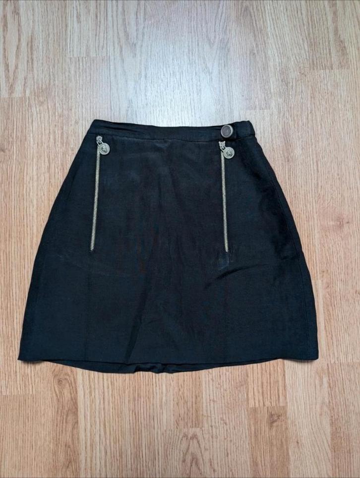 Versus Gianni Versace Mini Rok XXS, Kleding | Dames, Rokken, Gedragen, Maat 34 (XS) of kleiner, Zwart, Boven de knie, Ophalen of Verzenden