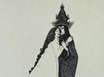 Aubrey Beardsley - Originele blokdruk 1901, St. Rose of Lima, Verzenden