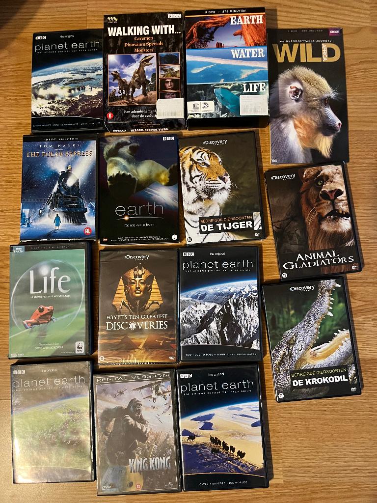 19 KEER DVD MEEST NATUUR, Alle leeftijden, Ophalen, Zo goed als nieuw, Overige genres
